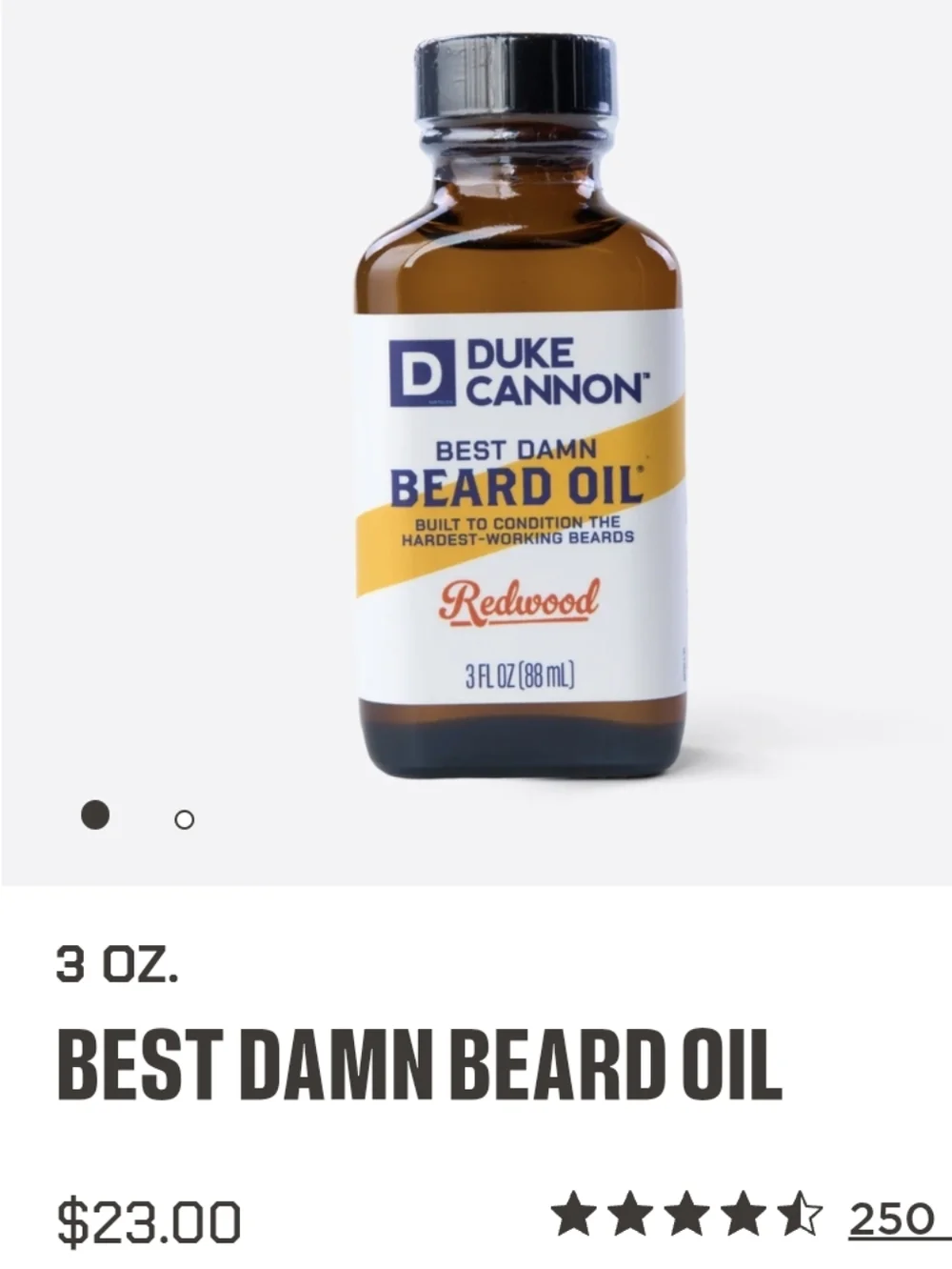 Duke Canon Best Damn Beard Oil